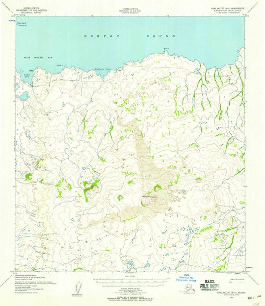 1952 Unalakleet, AK - Alaska - USGS Topographic Map2