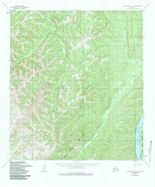 1952 Unalakleet, AK - Alaska - USGS Topographic Map4