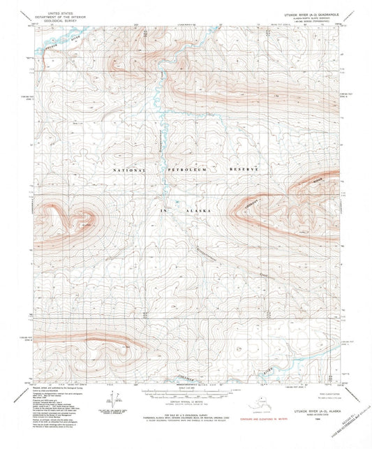1984 Utukok River, AK - Alaska - USGS Topographic Map v2