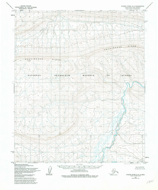 1955 Utukok River, AK - Alaska - USGS Topographic Map v2