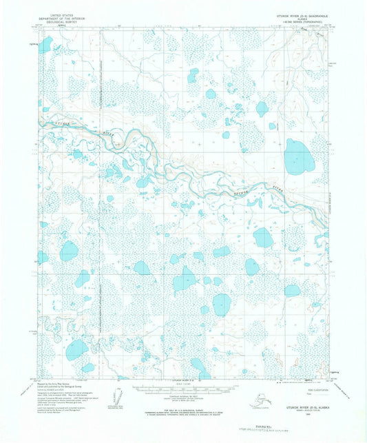 1955 Utukok River, AK - Alaska - USGS Topographic Map2