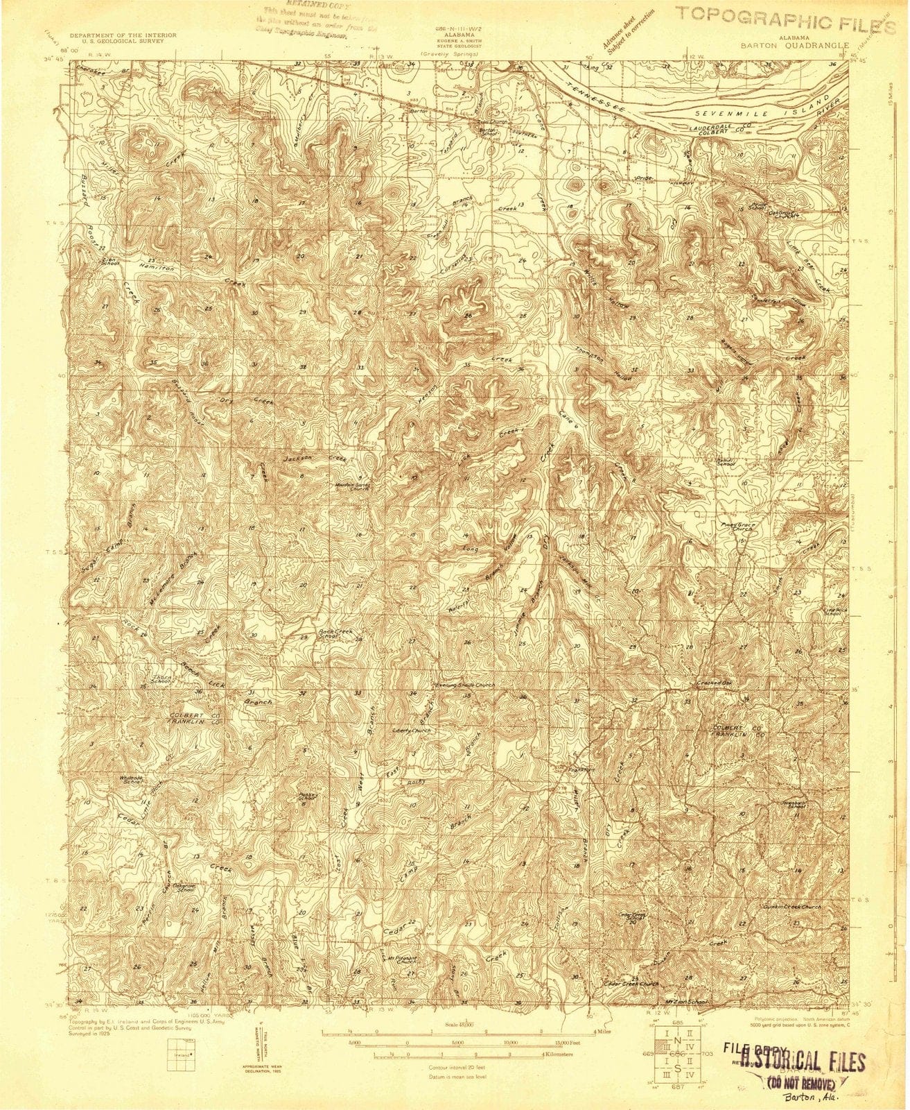 1926 Barton, AL - Alabama - USGS Topographic Map
