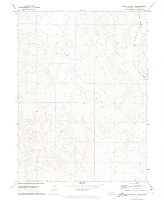 1972 North Platte 2, NE - Nebraska - USGS Topographic Map v4
