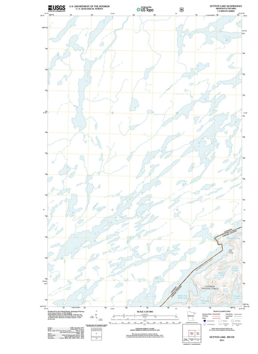 2011 Dutton Lake, MN - Minnesota - USGS Topographic Map