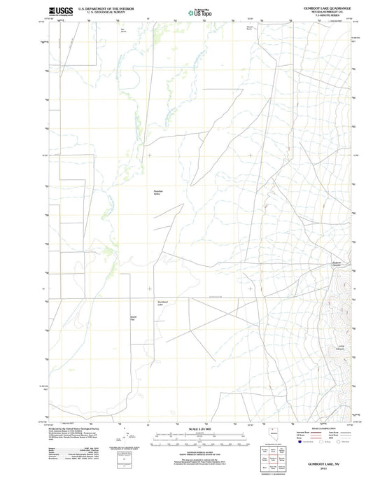 2011 Gumboot Lake, NV - Nevada - USGS Topographic Map