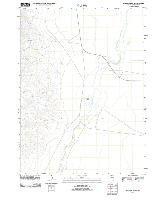 2011 Riverside Ranch, NV - Nevada - USGS Topographic Map