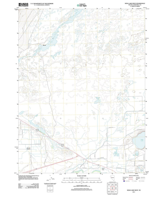 2011 Soda Lake West, NV - Nevada - USGS Topographic Map