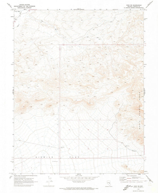 1970 Hiko, NV - Nevada - USGS Topographic Map