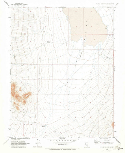 1970 Pahroc Spring, NV - Nevada - USGS Topographic Map