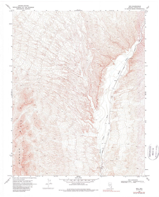1969 Rox, NV - Nevada - USGS Topographic Map v3