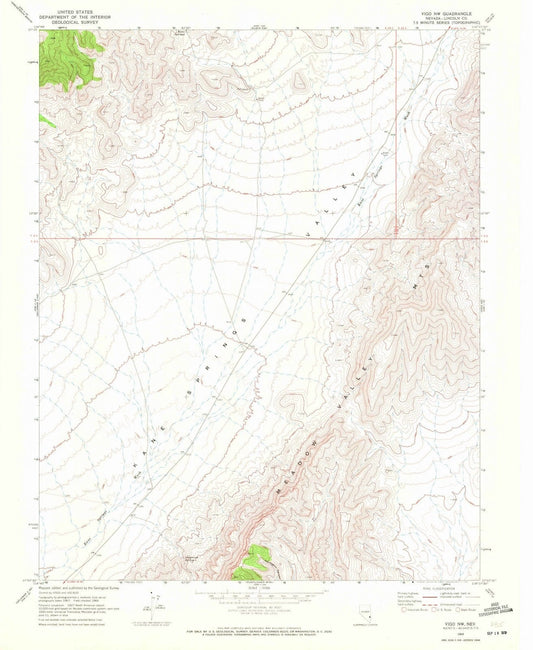 1969 Vigo, NV - Nevada - USGS Topographic Map v2