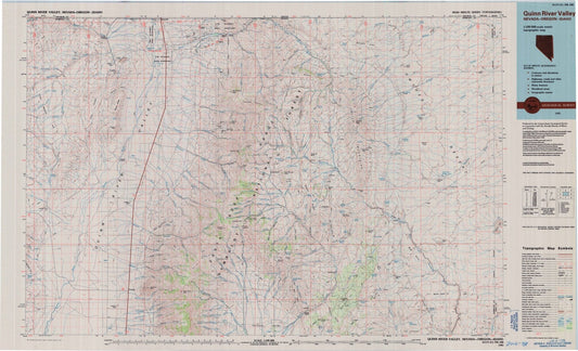 1985 Quinn River Valley, NV - Nevada - USGS Topographic Map
