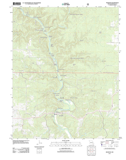 2011 Riverton, MO - Missouri - USGS Topographic Map