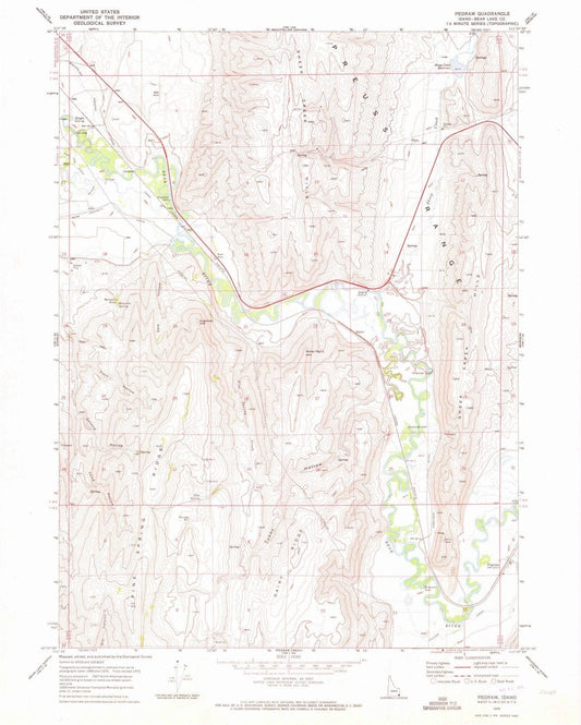 1970 Pegram, ID - Idaho - USGS Topographic Map