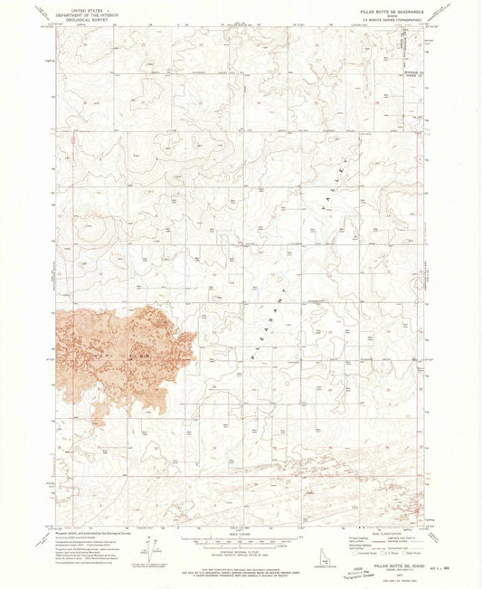 1972 Pillar Butte, ID - Idaho - USGS Topographic Map v2