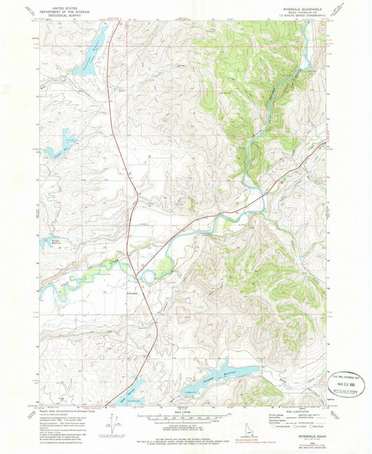 1969 Riverdale, ID - Idaho - USGS Topographic Map