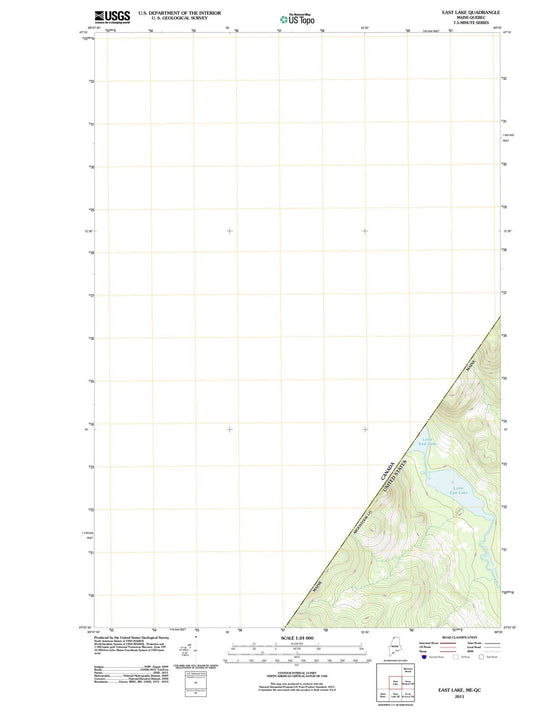 2011 East Lake, ME - Maine - USGS Topographic Map