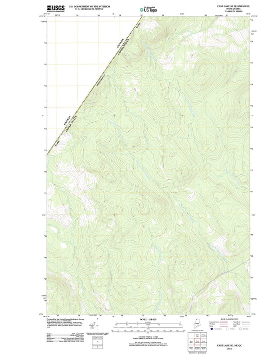 2011 East Lake, ME - Maine - USGS Topographic Map v2