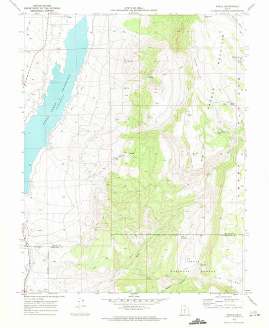 1970 Angle, UT - Utah - USGS Topographic Map