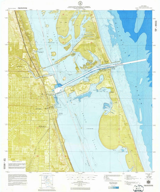 1972 Fort Pierce, FL  - Florida - USGS Topographic Map
