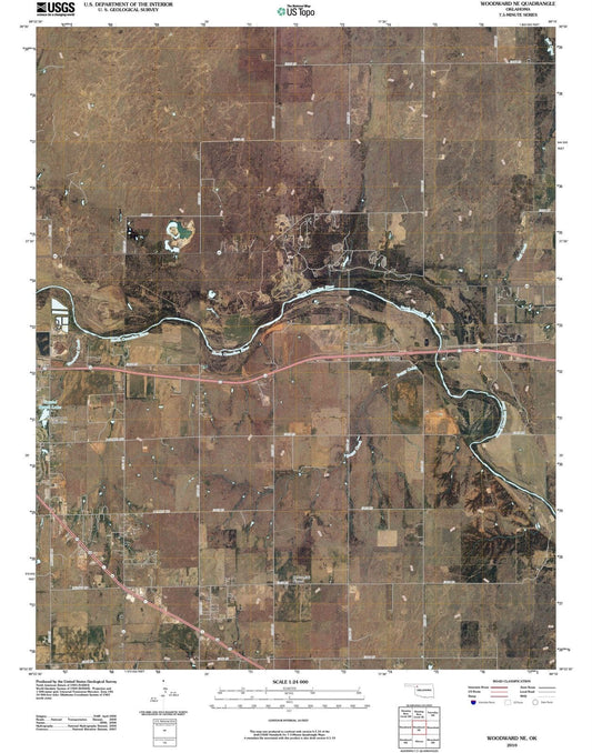 2010 Woodward, OK - Oklahoma - USGS Topographic Map v3