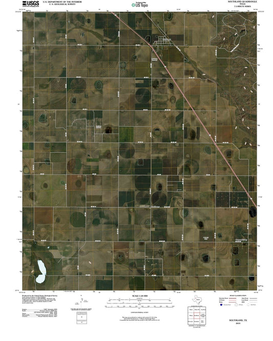 2010 Southlake, TX - Texas - USGS Topographic Map