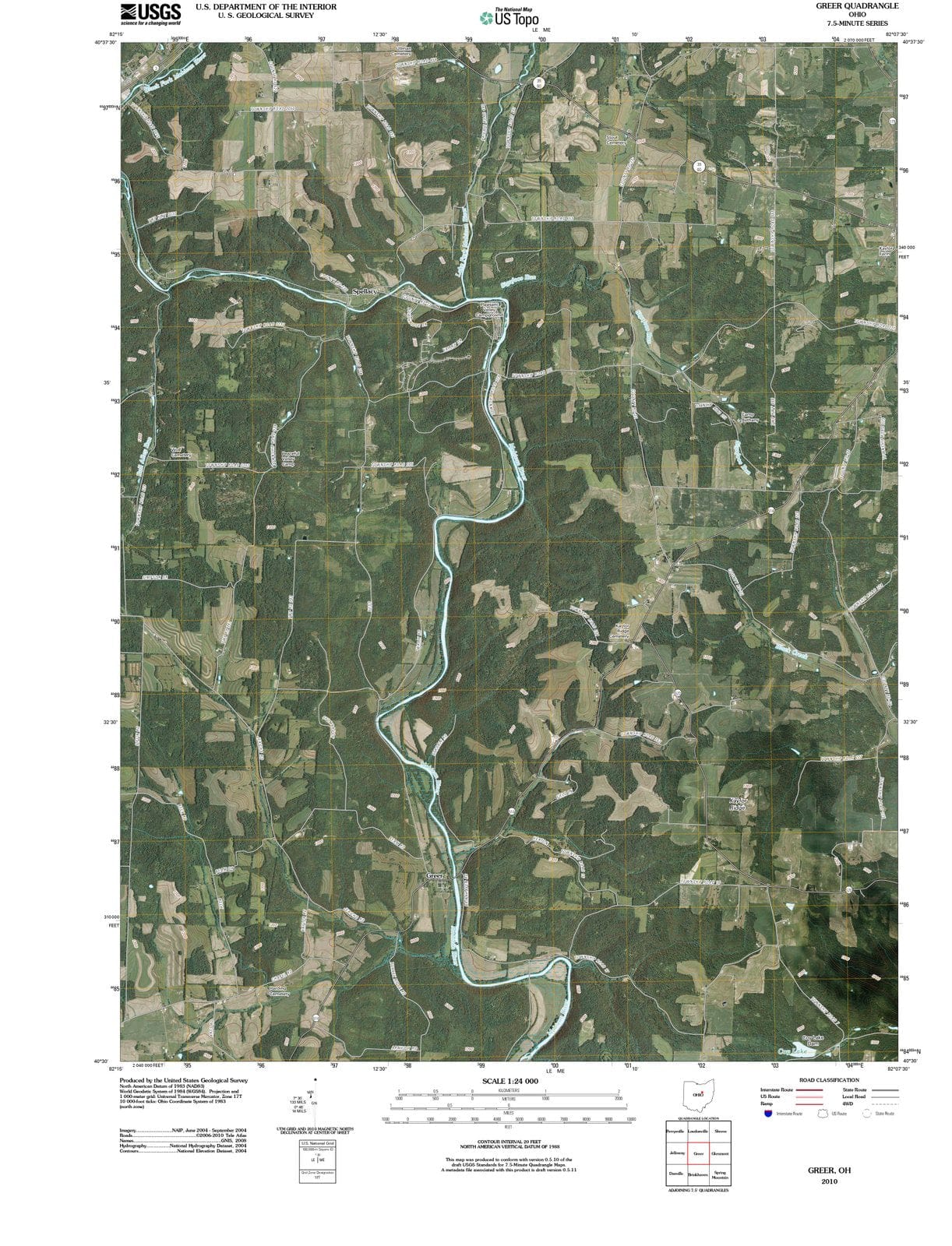 2010 Green, OH - Ohio - USGS Topographic Map