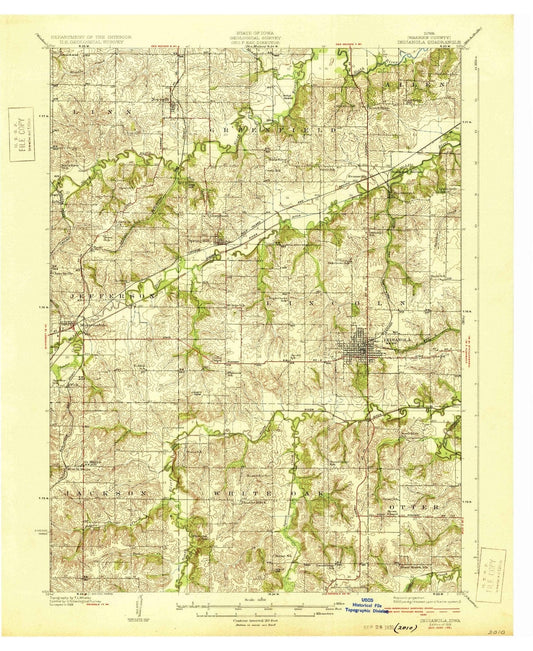 1931 Indianola, IA - Iowa - USGS Topographic Map