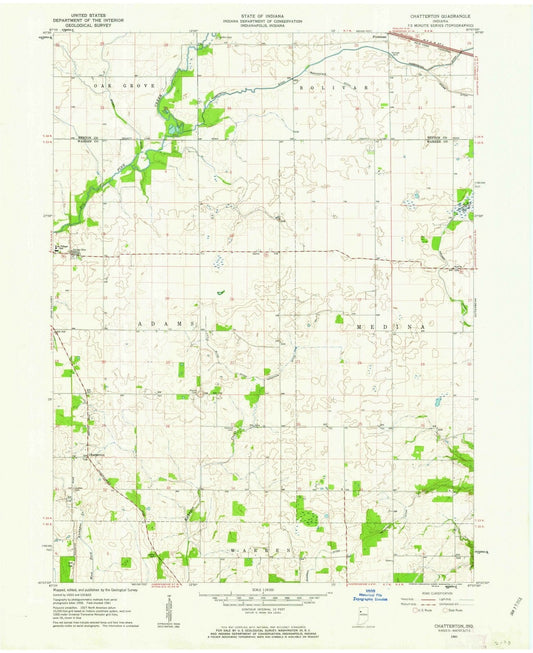 1961 Chesterton, in - Indiana - USGS Topographic Map