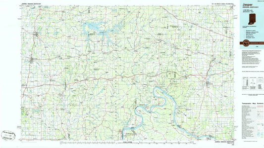 1986 Jasper, in - Indiana - USGS Topographic Map