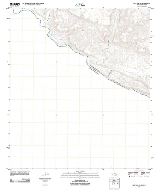 2011 Redford, TX - Texas - USGS Topographic Map