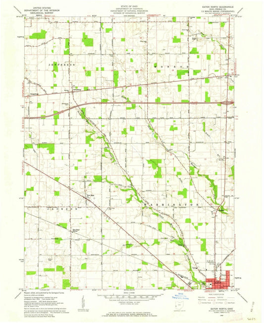 1960 Eaton North, OH - Ohio - USGS Topographic Map
