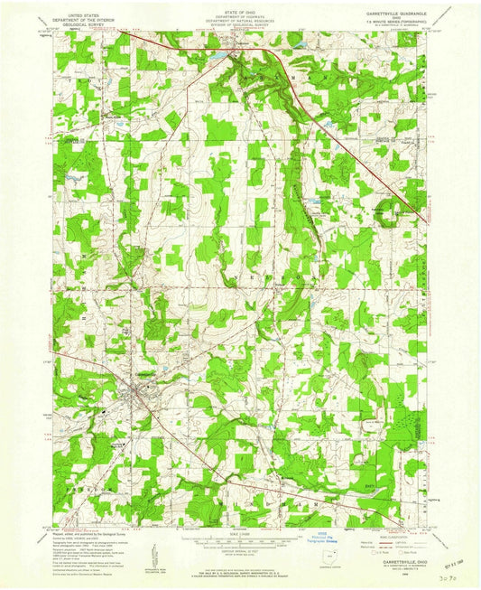 1959 Garrettsville, OH - Ohio - USGS Topographic Map