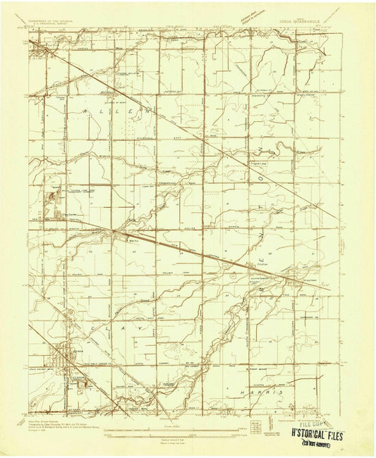 1935 Genoa, OH - Ohio - USGS Topographic Map
