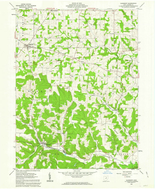 1962 Glenmont, OH - Ohio - USGS Topographic Map