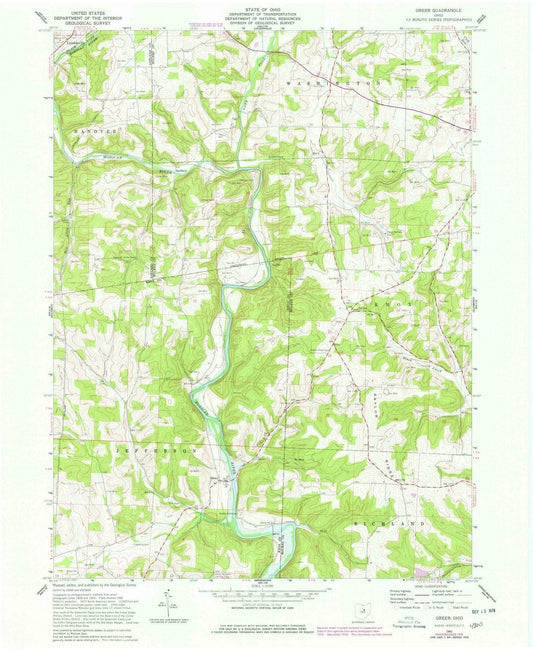 1961 Green, OH - Ohio - USGS Topographic Map