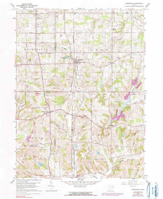 1960 Homeworth, OH - Ohio - USGS Topographic Map