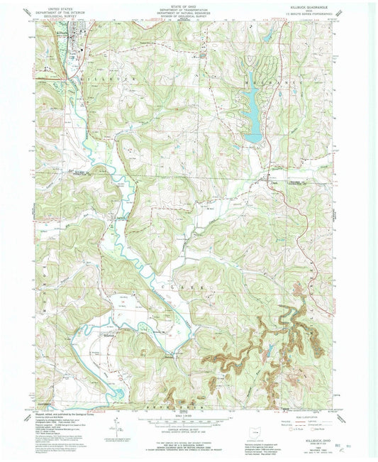 1962 Killbuck, OH - Ohio - USGS Topographic Map