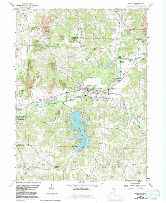1960 Malvern, OH - Ohio - USGS Topographic Map