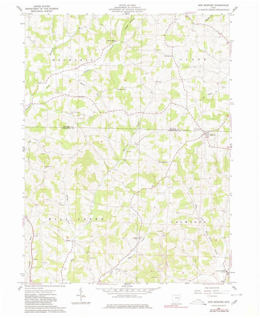 1961 Bedford, OH - Ohio - USGS Topographic Map