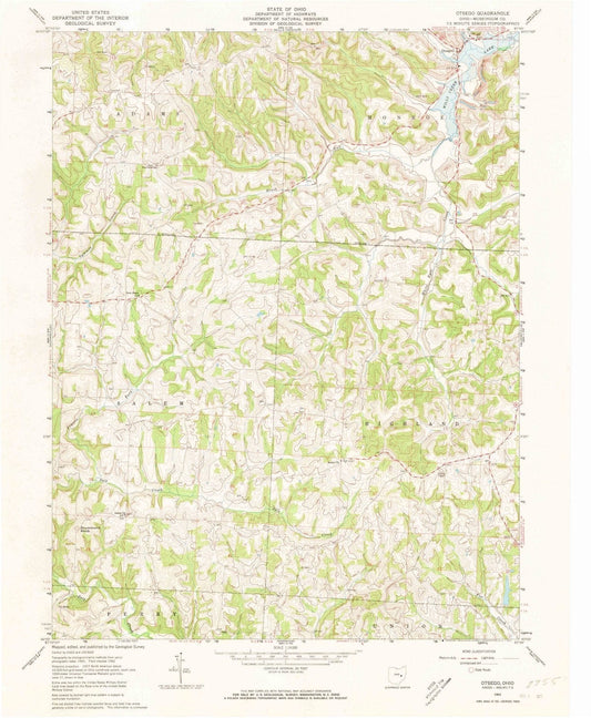 1962 Otsego, OH - Ohio - USGS Topographic Map