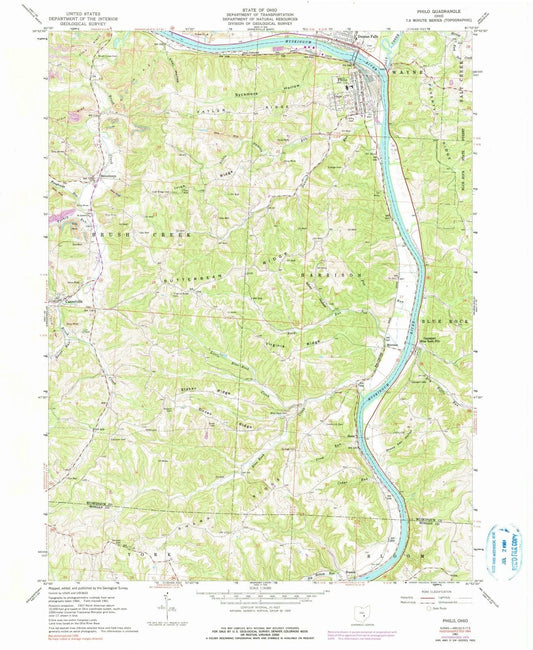 1961 Philo, OH - Ohio - USGS Topographic Map