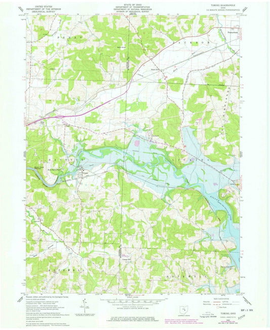 1962 Toboso, OH - Ohio - USGS Topographic Map