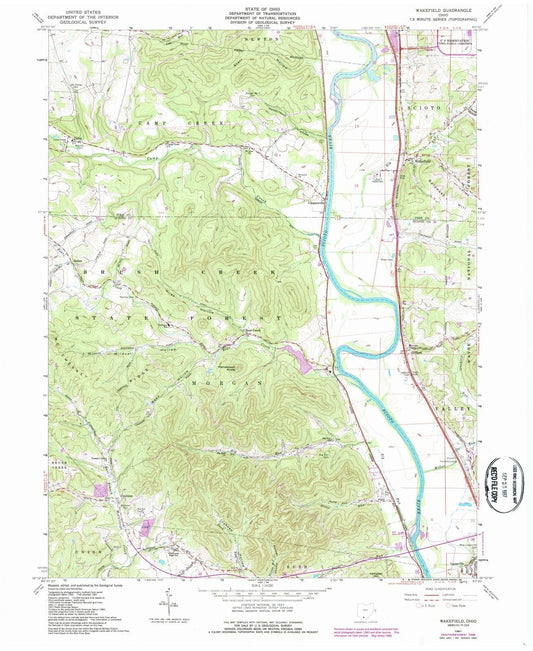 1961 Wakefield, OH - Ohio - USGS Topographic Map