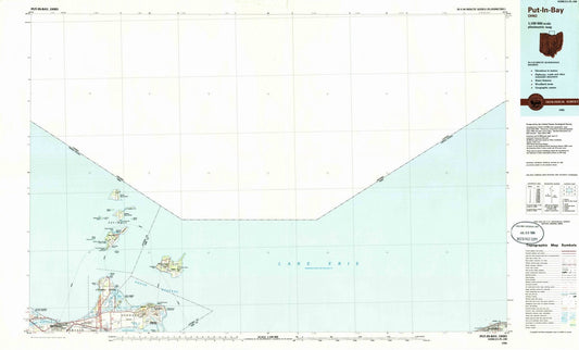 1986 Put, OH - Indiana - USGS Topographic Map