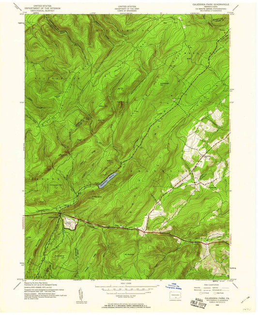 1944 Caledonia Park, PA - Pennsylvania - USGS Topographic Map