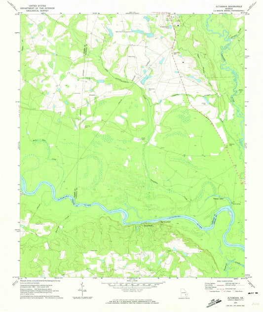 1970 Altamaha, GA - Georgia - USGS Topographic Map v3