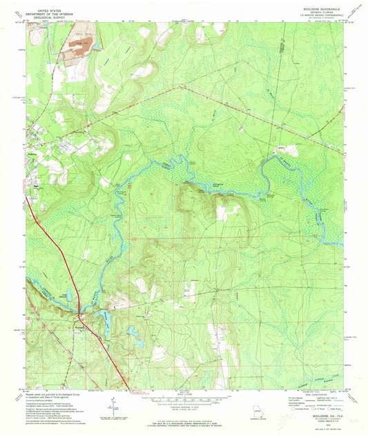 1970 Boulogne, FL - Florida - USGS Topographic Map