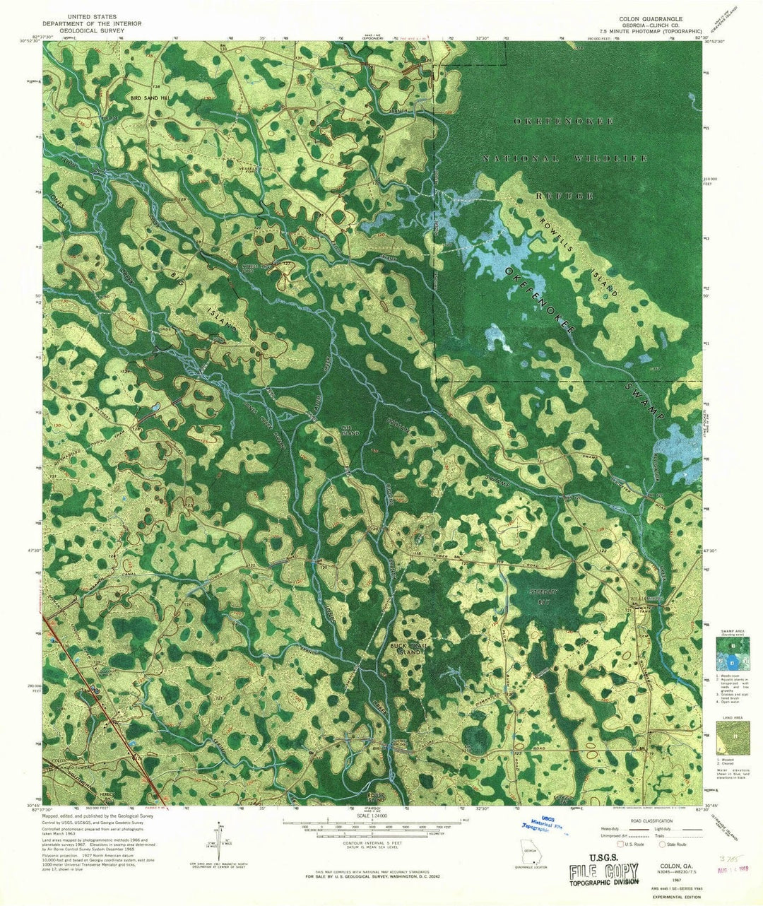 1967 Colon, GA - Georgia - USGS Topographic Map