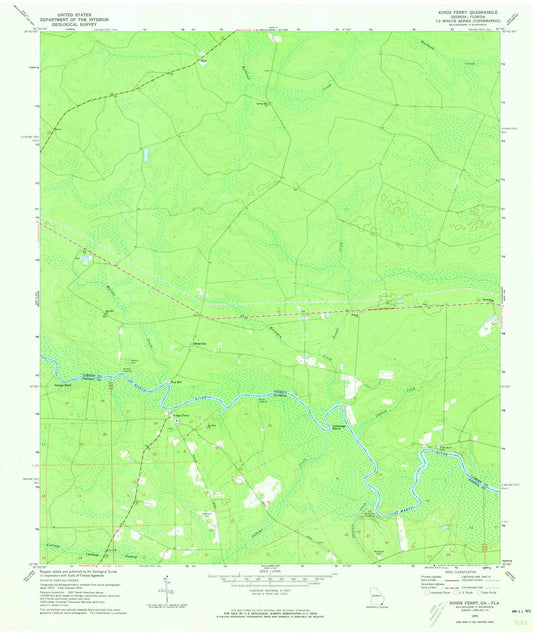 1970 Kings Ferry, FL - Florida - USGS Topographic Map